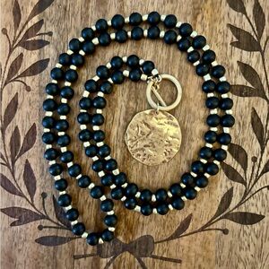 ⭐️ NEW! Black and Gold Beaded Necklace ⭐️